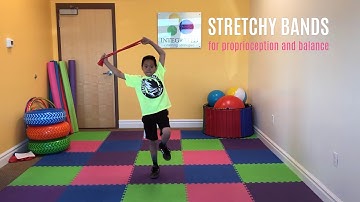 Stretchy Bands for Crossing the Midline, Proprioception and Balance to improve Attention and Focus