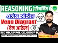 Venn Diagram (वेन आरेख) Reasoning short in hindi for SSC GD, Group D, UPP, CGL, CHSL, by Ajay Sir