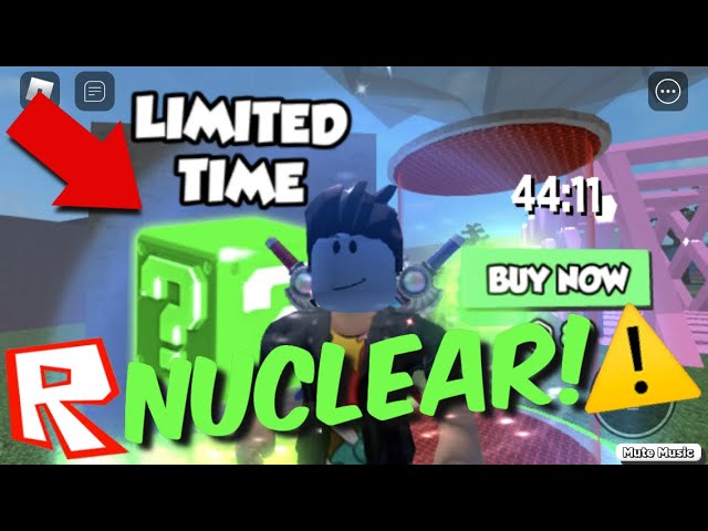 Roblox Nuclear Limited Edition Lucky Block Brand New Youtube - dragon roblox lucky blocks battle nnvewga