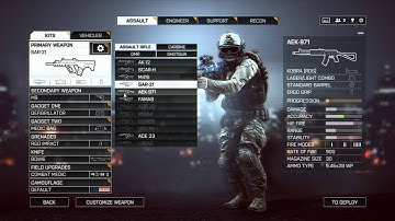 Battlefield 4 - Test Range - Weapons and gadgets Part 1