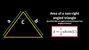 Area of Triangles; Non Right Angle Triangles; Part  2 | Math Problems | Trigonometry