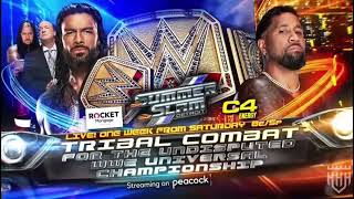 WWE SummerSlam 2023 Match Card Roman Reigns Vs Jey Uso