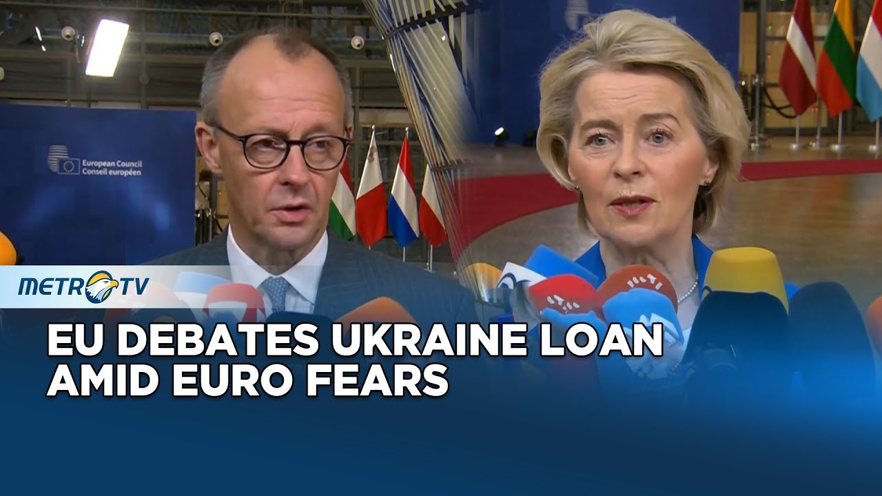 EU Leaders Push Massive Ukraine Loan Using Frozen Russian Assets - YouTube