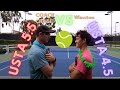 USTA 5.5 NCAA All-American vs. USTA 4.5 Guy | Set Highlights with COACH CHASE