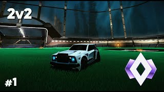 Rocket League 2v2 Champ 1 Gameplay (No commentary)