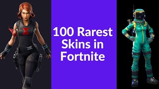 100 Rarest Skins in Fortnite (February 2023) (Some Skins have returned)