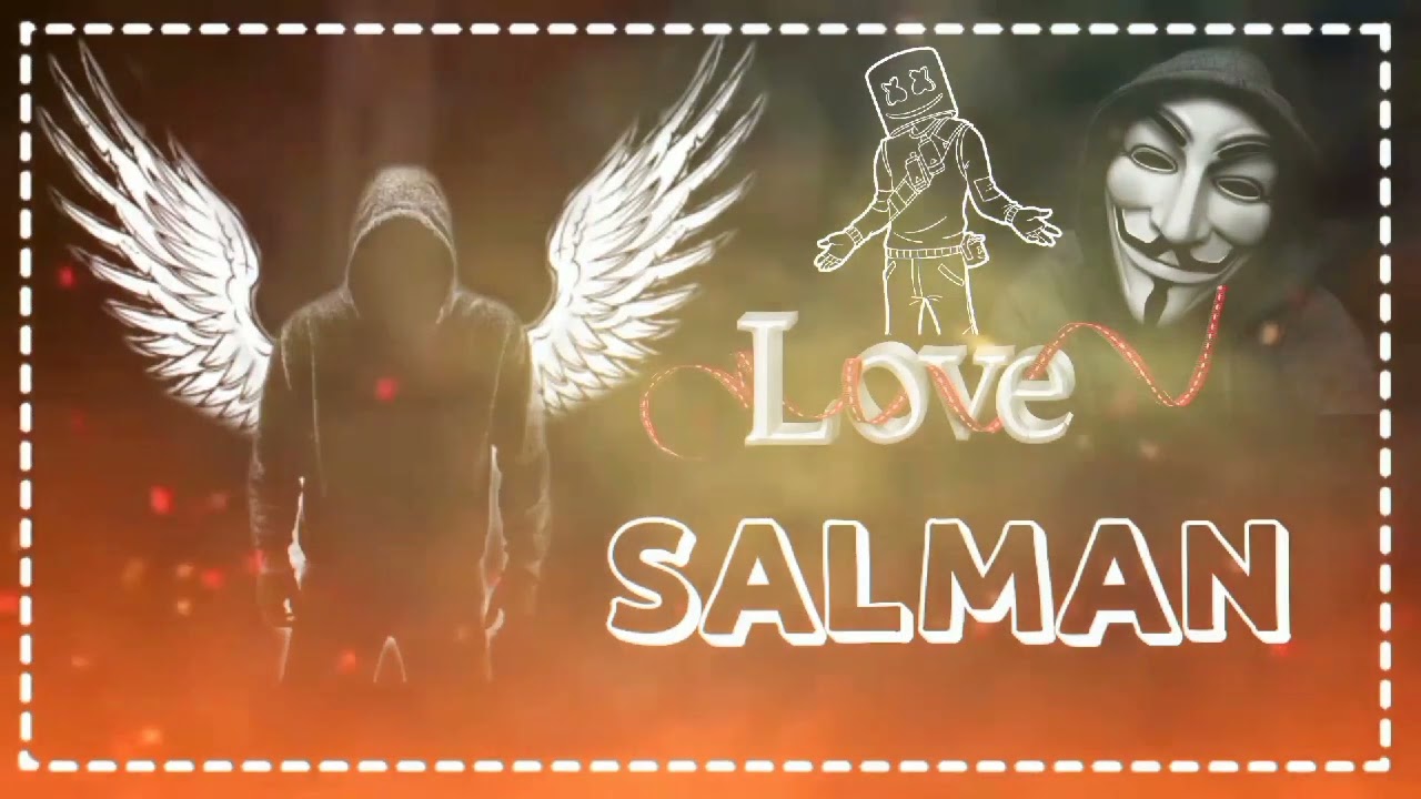 Salman name art video 