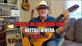 Video thumbnail of "Guitar tutorial, En mi viejo San Juan, nivel de principiantes."
