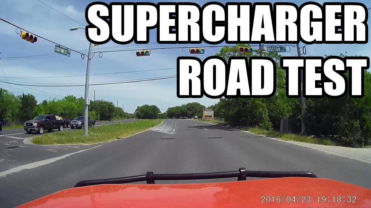 Supercharger Road Test Boost Noise Youtube