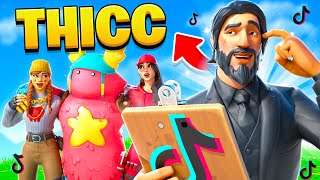 The NEW BEST TikTok Clan in Fortnite... (THICC CLAN TRYOUTS)