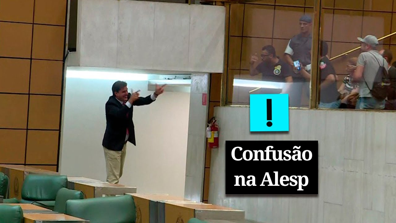 Confusão na Alesp encerra sessão de votação da reforma da Previdência em São Paulo