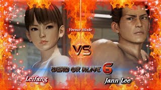 Dead Or Alive 6 Leifang Vs. Jann Lee. Hd