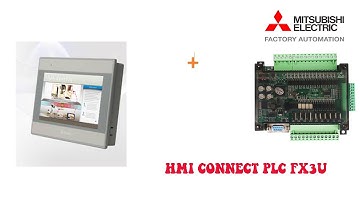 HD KẾT NỐI BOARD PLC FX3U KẾT NỐI VỚI HMI WEINTEK |BOARD PLC FX3U CONNECT HMI WEINTEK
