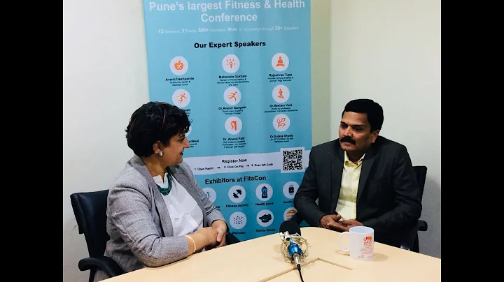 Dr  Sanjeev Kumar Patil interviewed by Manjula Nair at FITACON-Pune