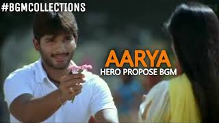 Aarya Hero propose BGM l DSP l Allu arjun l