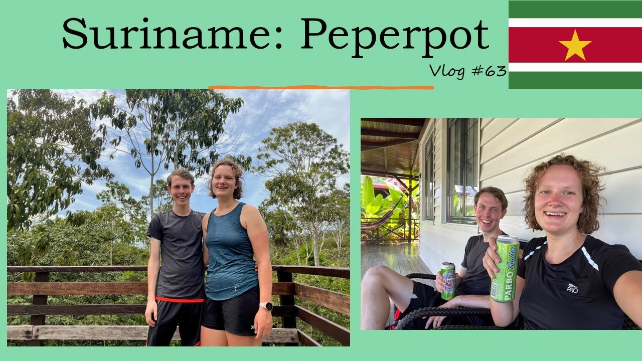 Fietsen in Suriname, naar Peperpot en Dolfijnentour! Vlog Suriname 2024 //vlog#62