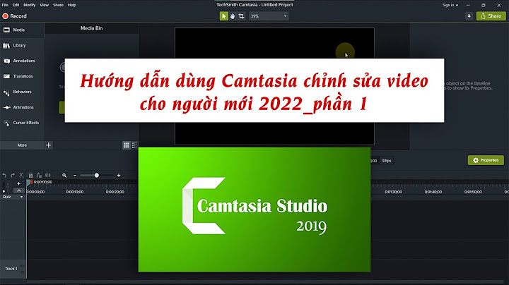 Hướng dẫn dùng camtasia studio 9