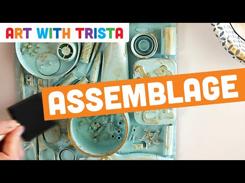 Assemblage Inspired by Louise Nevelson Art Tutorial  Art With Trista