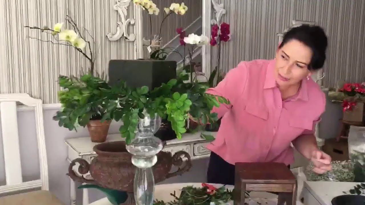 Como fazer arranjo de flores naturais - Parte 1