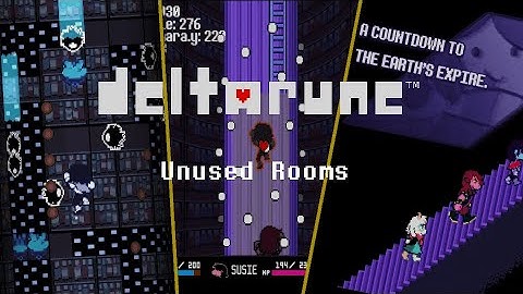 Deltarune Chapter 3 and 4 - Unused Rooms