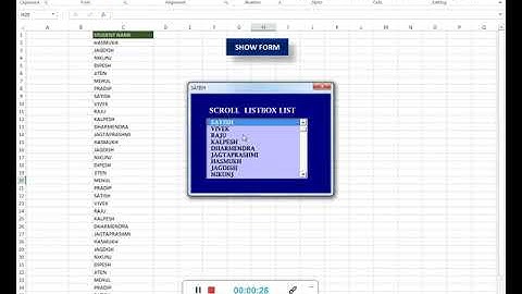 SCROLL IN LISTBOX EXCEL USERFORM