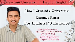 How to prepare for PG English Entrance Exam for GU/DU/CU? Last Moments Strategy !