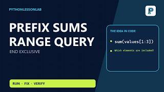 Answer Range Sum Queries with Prefix Sums