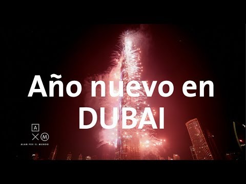Recibí el 2019 en Dubai!!!!! Alan por el mundo 4K