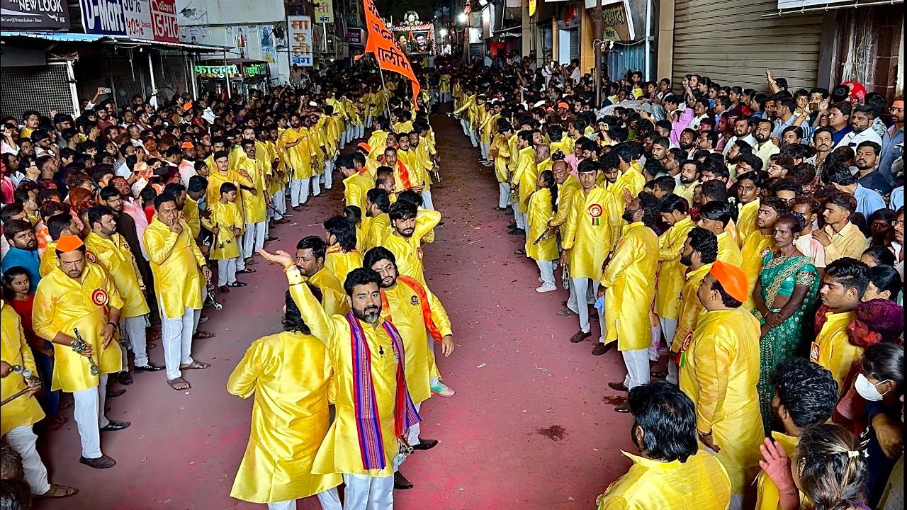 4K Thorla mangalveda talim Solapur Ganapti visrjan 2025 🔥| 