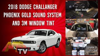 Car stereo installation on this Dodge Challenger with Phoenix Gold in Los Angeles