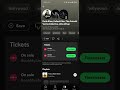 How to see sandlwood events and venue on spotify