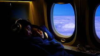 White Noise Private Jet Sleep or Study to Airplane Cabin Sounds | 24 Hours of Plane Noise