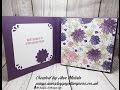 Book Style CD Gift Box Using Hand Stamped DSP