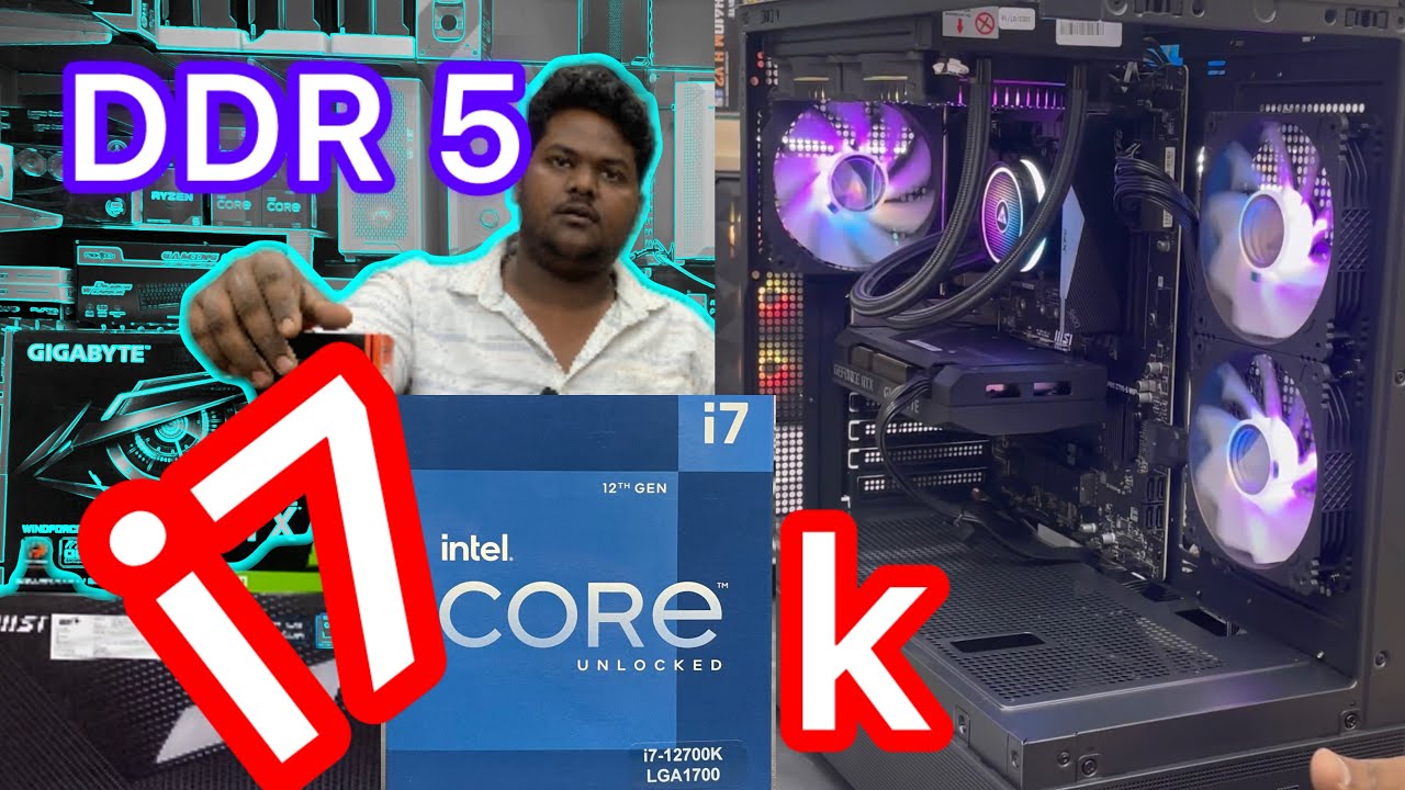i7 12GEN 12700K DDR5 || GAMING PC || MSI Z790 3060 12 GB GRAPHICS
