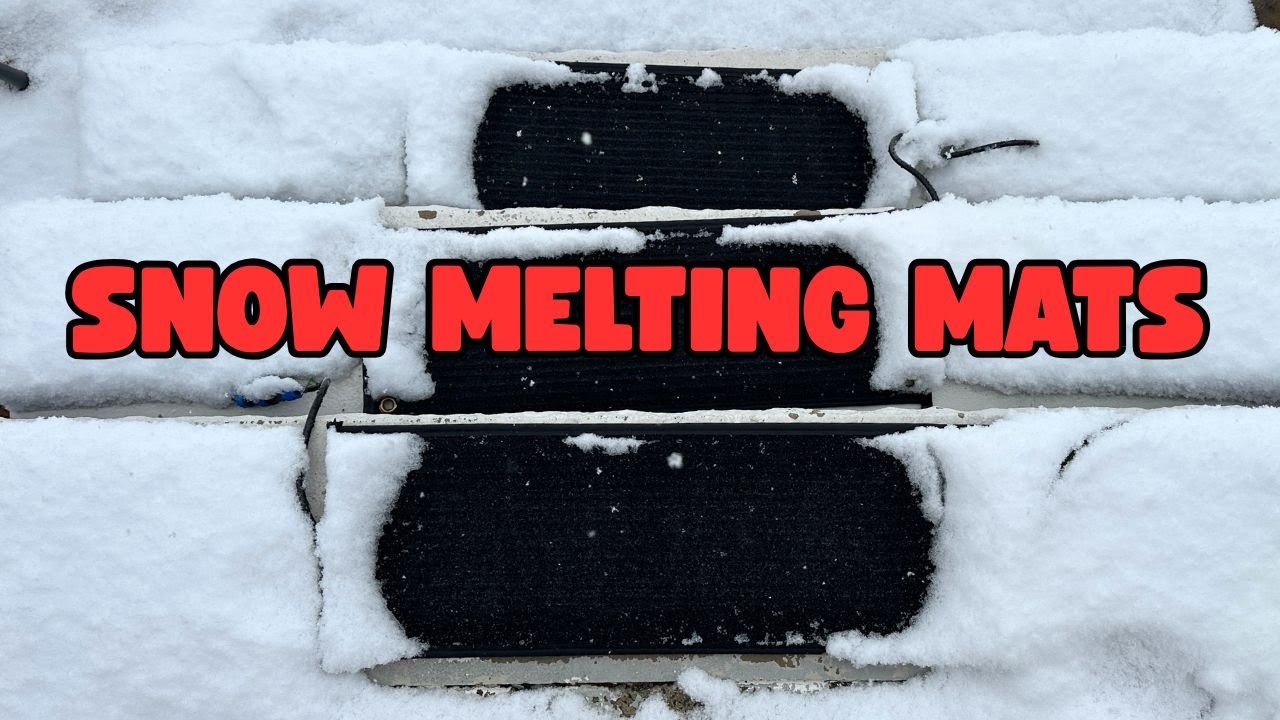 Электрические снегоуборочные маты Baquler | Сборка, демонстрация и обзор