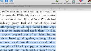 Read and Write Gold for Mac reading toolbar basics