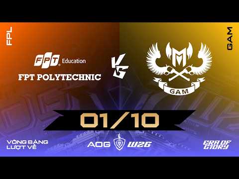 FPT POLYTECHNIC VS GAM ESPORTS | VÒNG BẢNG - LƯỢT VỀ | ĐẤU TRƯỜNG DANH VỌNG MÙA ĐÔNG 2026