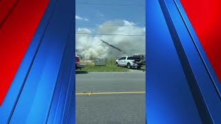 Crews respond to business fire in Chesnee