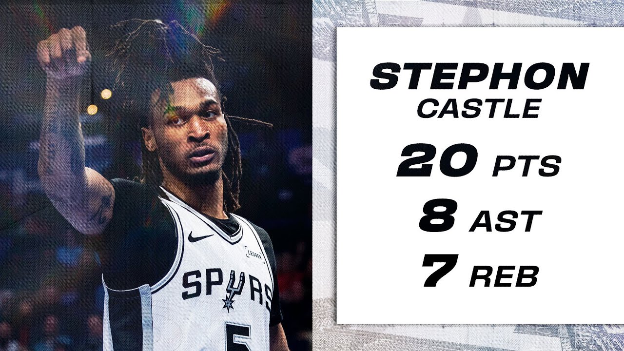 Highlights: Stephon Castle records near triple-double against 