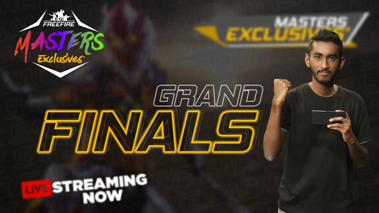 Free Fire Masters Exclusives Grand Finals SachiyaLIVE