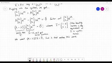 Solving Linear Systems of ODEs