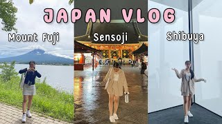 Japan vlog 🇯🇵 | mt fuji tour, shibuya sky, sensoji temple at night ⛩️