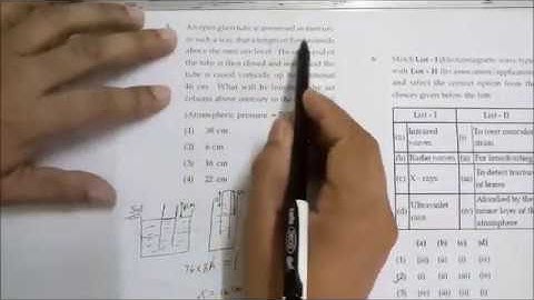 IIT JEE MAINS 2014 Code- H (5-8)(barometer+match column+eletrostast+vernier)