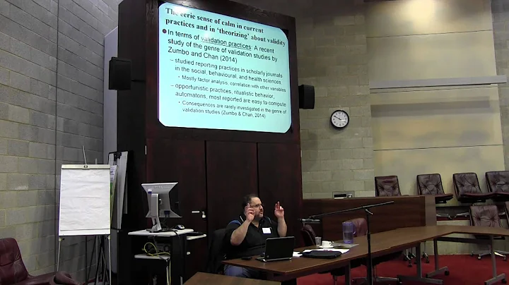 Bruno Zumbo - ESRC Seminar UEA