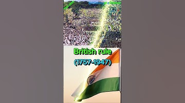 History at a Glance - 1947 India gains independence 755 years of foreign rule comes to an end #india