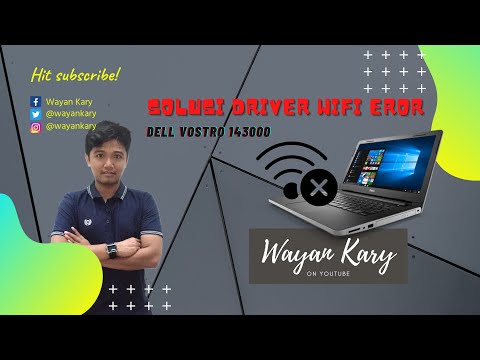 Solusi Driver Wifi EROR DELL Vostro 13 4000