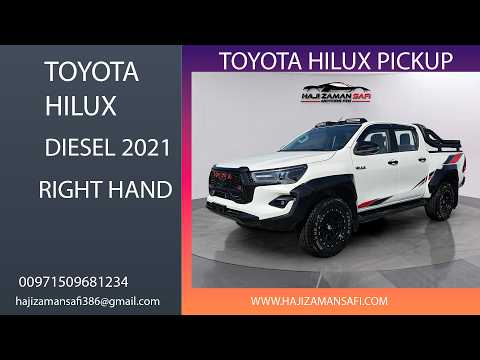 TOYOTA HILUX PICKUP 2021 MODEL 2.4 LTR ENGINE MANUAL TRANSMISSION