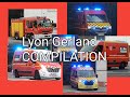 Compilation engins de sapeurspompiers de lyon gerland
