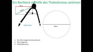 Thaleskreis - Rechteck