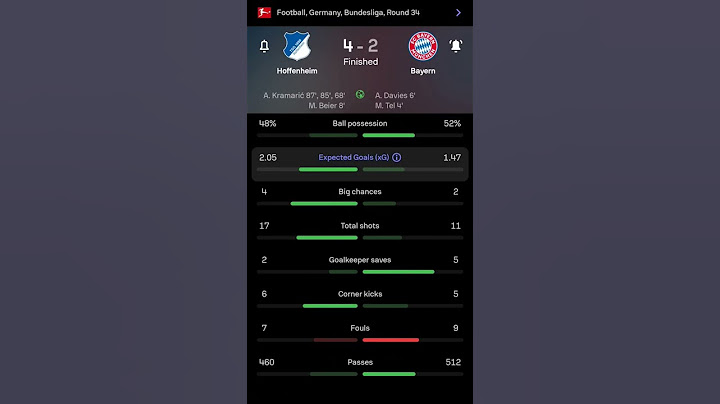 Hoffenheim vs Bayern Munchen | 4-2 | Round 34 | Bundesliga | Germany
